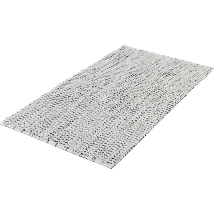 Kleine Wolke Badematte Sway, Höhe 10 mm, rutschhemmend beschichtet, fußbodenheizungsgeeignet, Baumwolle, quadratisch, Badteppich, Uni Farben mit Melange Effekt – Bild 5