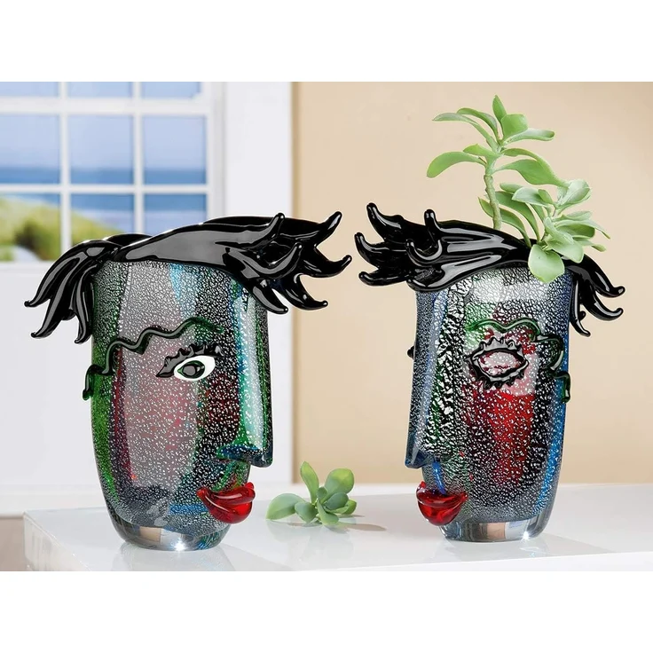 GILDE GLAS art Tischvase Barbiere (1 St), aus Glas – Bild 3