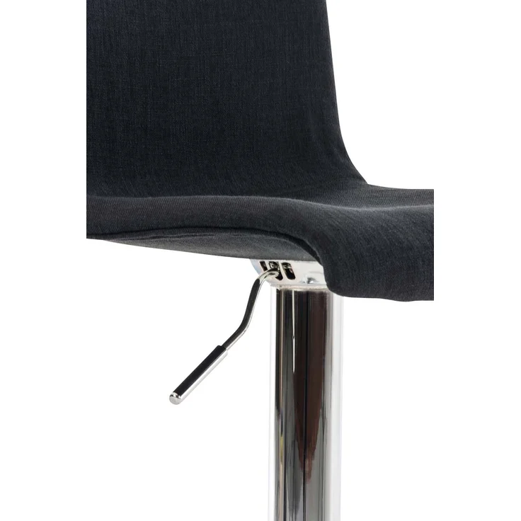 DELUKE® Barhocker BERLIN - Schwarz, Stoff Barhocker mit Lehne Barstuhl Tresenhocker Tresenstuhl Kneipenhocker Kneipenstuhl – Bild 6