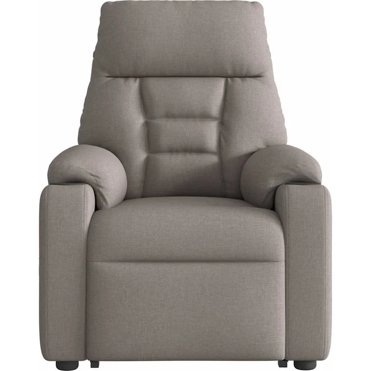 vidaXL Elektrischer Massagesessel mit Aufstehhilfe Taupe Stoff 3303069 – Bild 5
