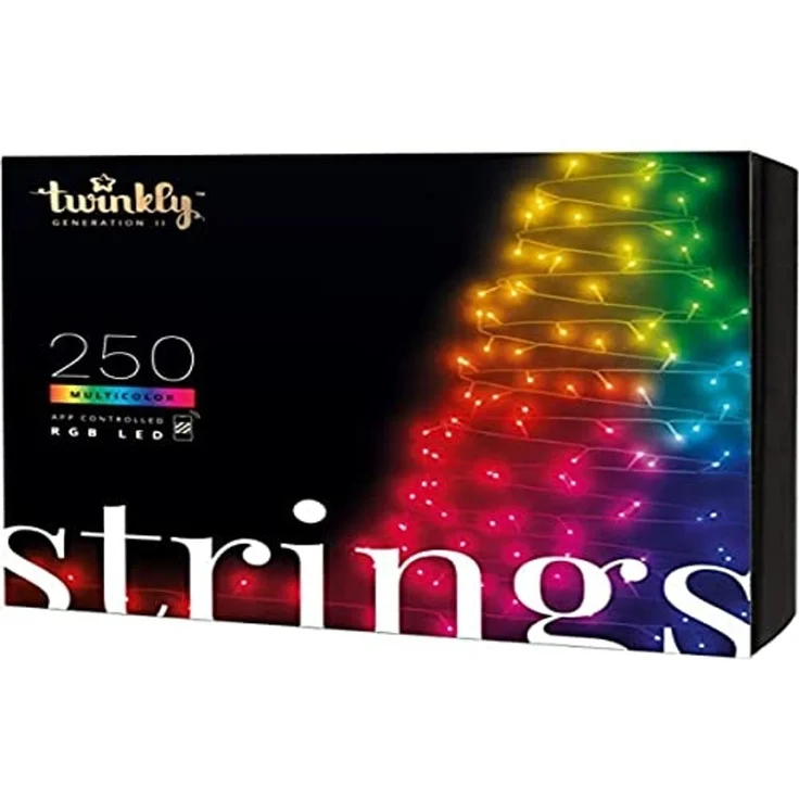 Twinkly Strings Lichterkette 250 Mehrfarbig RGB - 20 Meter - 250 LEDs – Bild 1