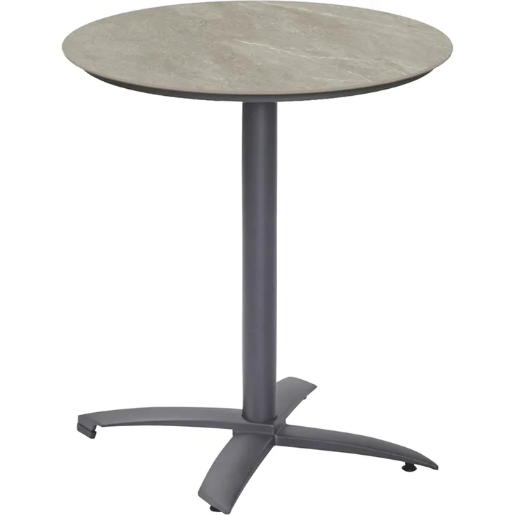 Gartentisch Concord Balkontisch Bistrotisch Ø70x70cm rund Anthrazit
