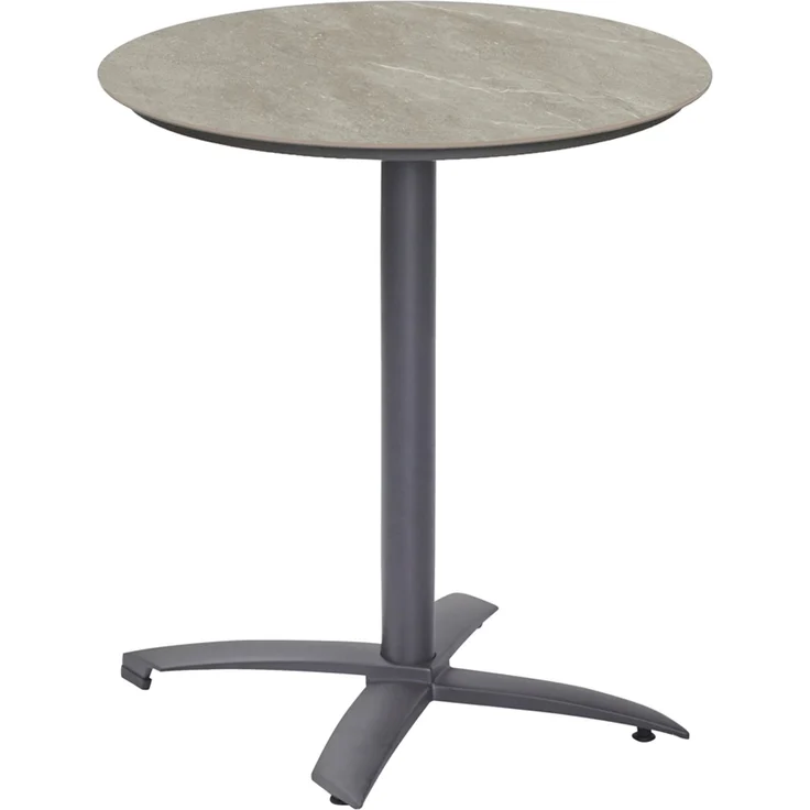 Gartentisch Concord Balkontisch Bistrotisch Ø70x70cm rund Anthrazit