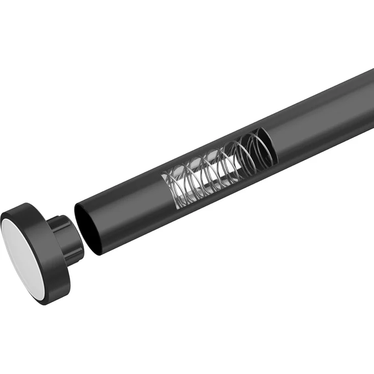 SCHÖNER WOHNEN-Kollektion Duschvorhangstange »Obleon«, Ø 28 mm, ausziehbar, ohne Bohren, geklemmt, Aluminium, Kunststoff, Teleskop-Duschschiene, ausziehbar – Bild 3