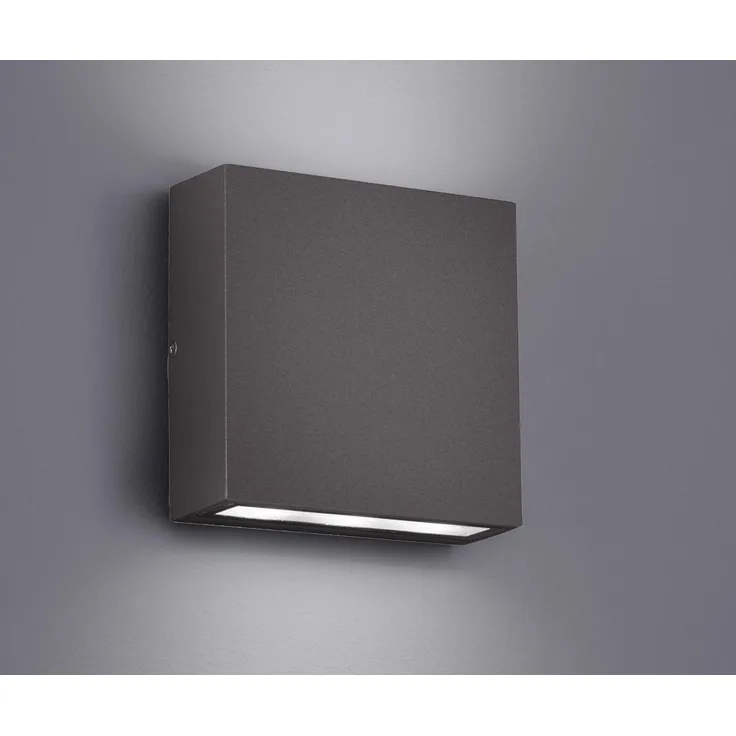 Trio Leuchten LED Außen-Wandleuchte Thames anthrazit Up- & Downlight