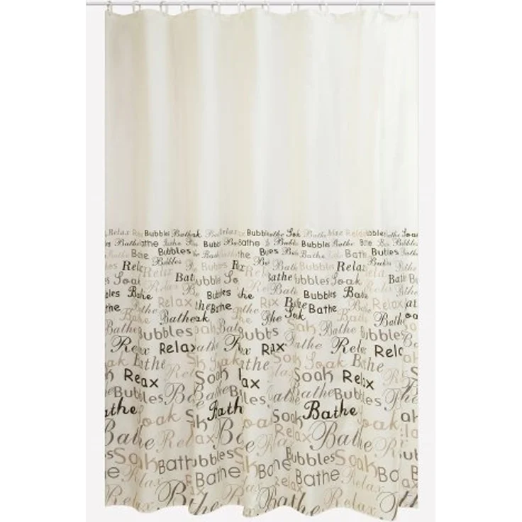 Clever-Kauf-24 Duschvorhang Textil-Duschvorhang Relax, BxH 180x200 cm, Breite 180 cm (1-tlg), wasserabweisend – Bild 1