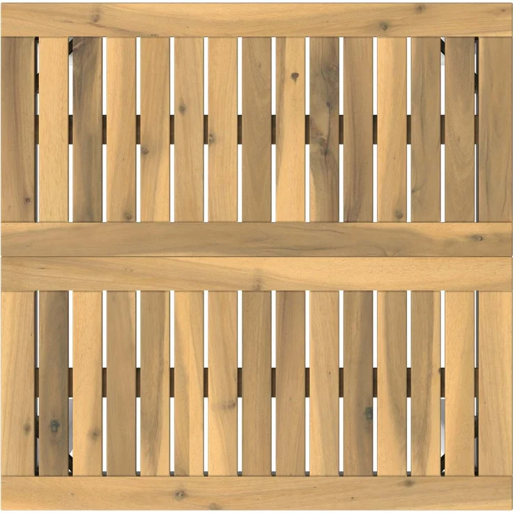 vidaXL Gartenbar-Tisch NAARDEN Weiß gewaschen 60 x 60,5 x 105 cm 901773 – Bild 4