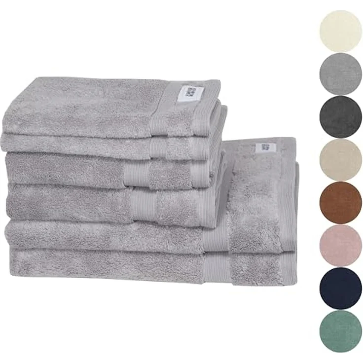 SCHÖNER WOHNEN-Kollektion Gästehandtuch CUDDLY Gästehandtuch, Baumwolle (1-St), 30 x 50 cm in Hellgrau – Bild 5