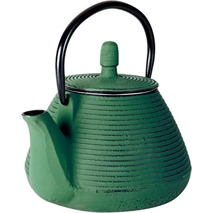 Lacor Teekanne Eisen Geschmolzen 0,8 L, Gusseisen, Grün, 17 x 14 x 14 cm
