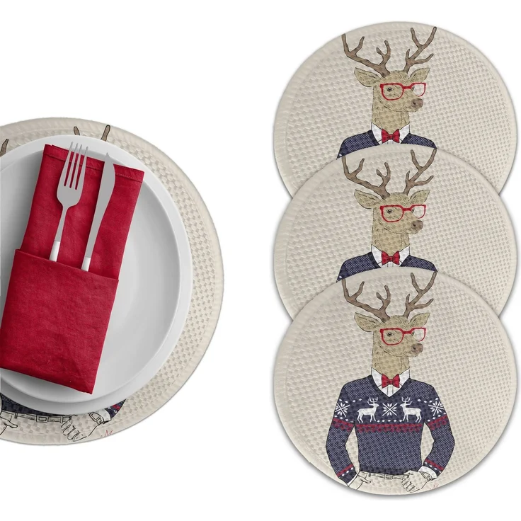 Hermia Concept '2801Supla' Tischset, Mehrfarbig, Ø 37 cm – Bild 1