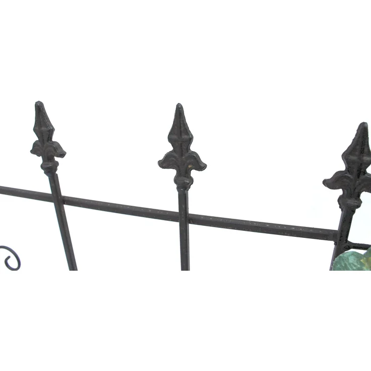 Steckzaun Perugia 20689 Rankhilfe Rankgitter aus Metall B-75cm Kletterhilfe Zaun – Bild 4