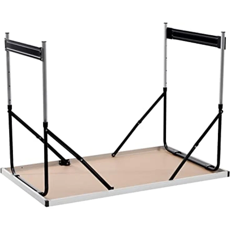 Spetebo Klapptisch Universal Campingtisch 100cm höhenverstellbar (1 Klapptisch, 1-St, Campingtisch), Klappbarer und höhenverstellbarer Universaltisch 100 x 60 cm – Bild 5