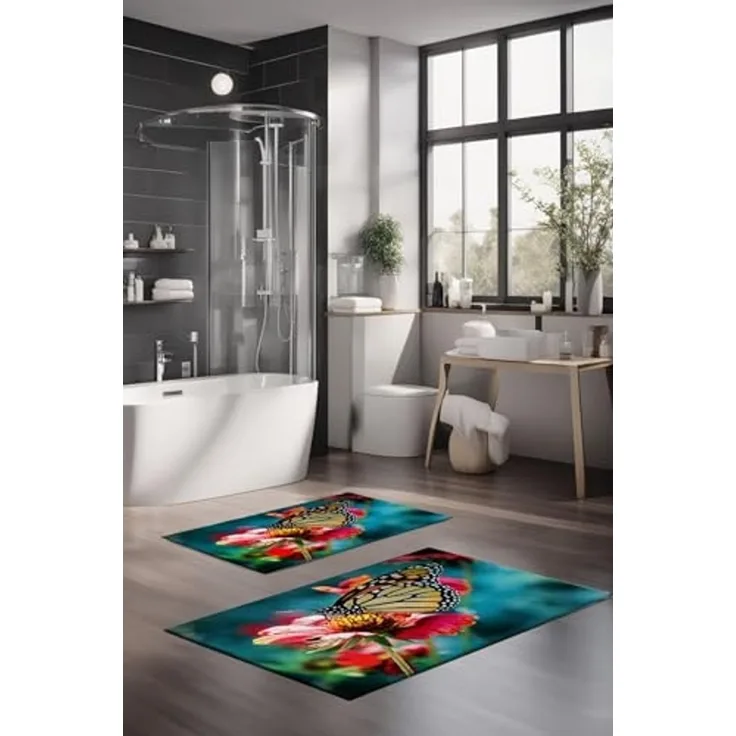 Mijolnir 'CT-5103' Badematten-Set (2-teilig), Mehrfarbig