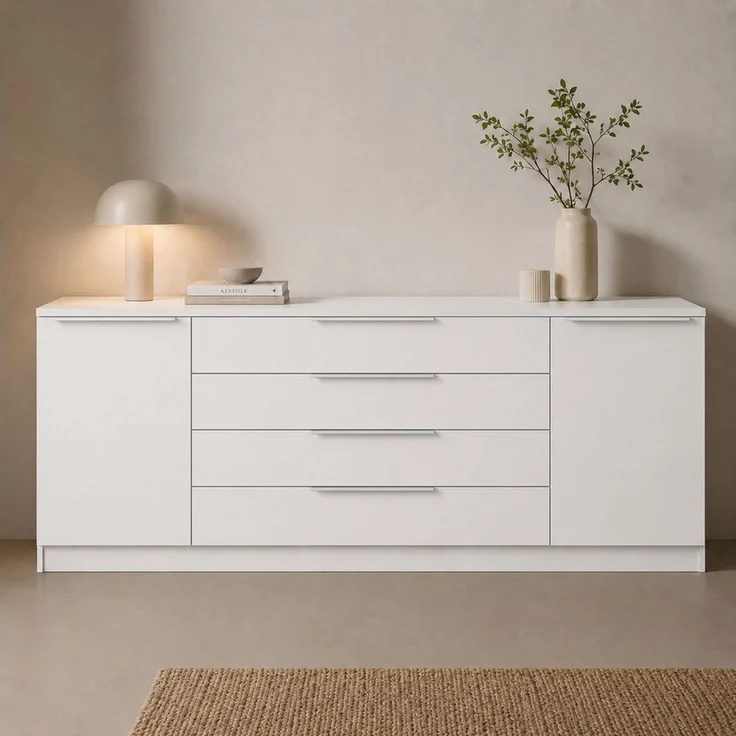 borchardt Möbel Kommode Oliva, Breite 200 cm, mit 4 Schubkästen – Bild 4