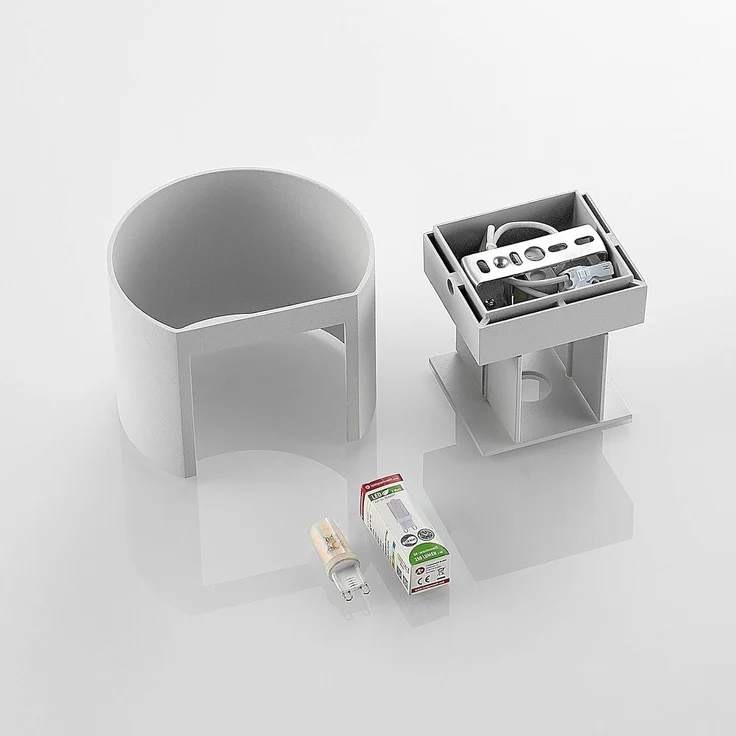 Arcchio Wandleuchte Zuzana, Metall, Weiß IP20, 1 x 8 W LED – Bild 8