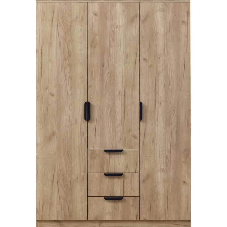 Kleiderschrank Eiselfing 176x120x52 cm 3 Schubladen [en. casa] – Bild 6