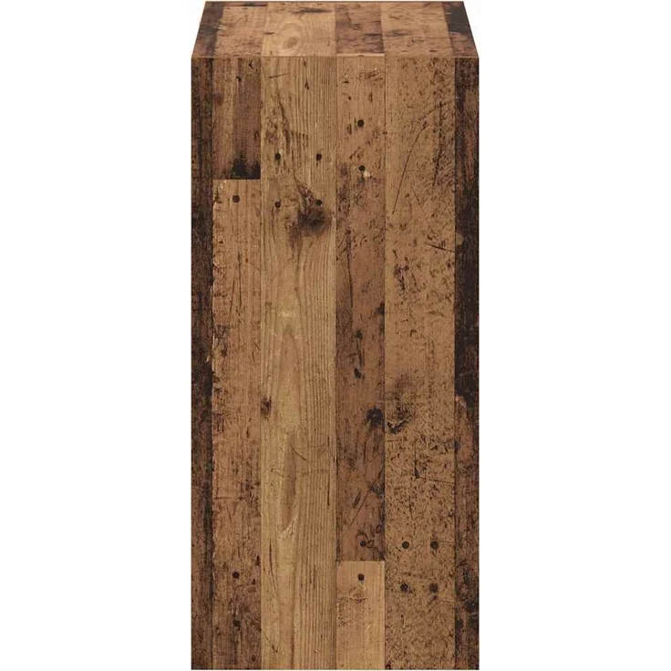 vidaXL Kleiderschrank mit Regal mit Speicher Altholz 77 x 48 x 102 cm 879642 – Bild 4