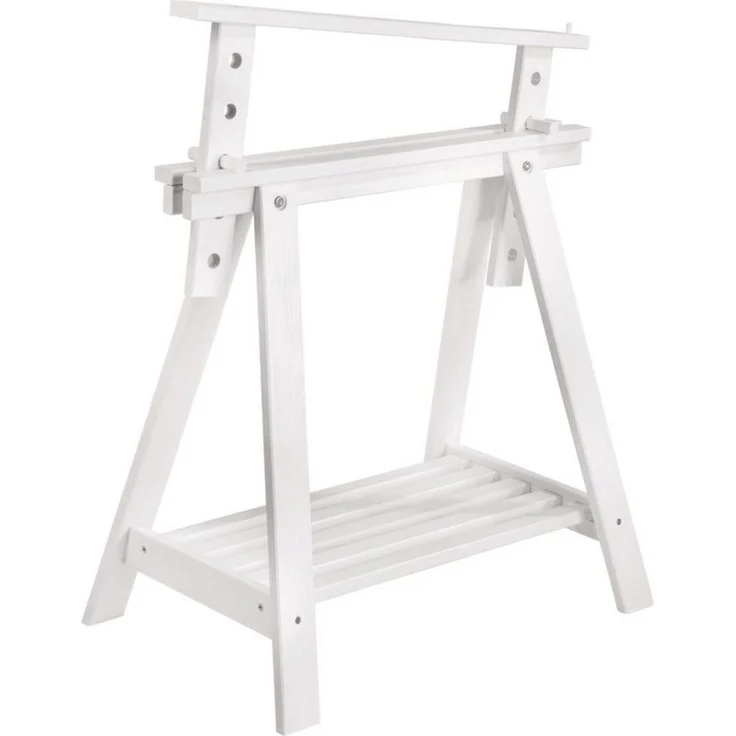 Astigarraga Kit Line Fußhocker Höhenverstellbarer Holzbock "Archi Tec", Tischbein aus Massivholz, 5 Stufen höhenverstellbar: 70-101 cm – Bild 5
