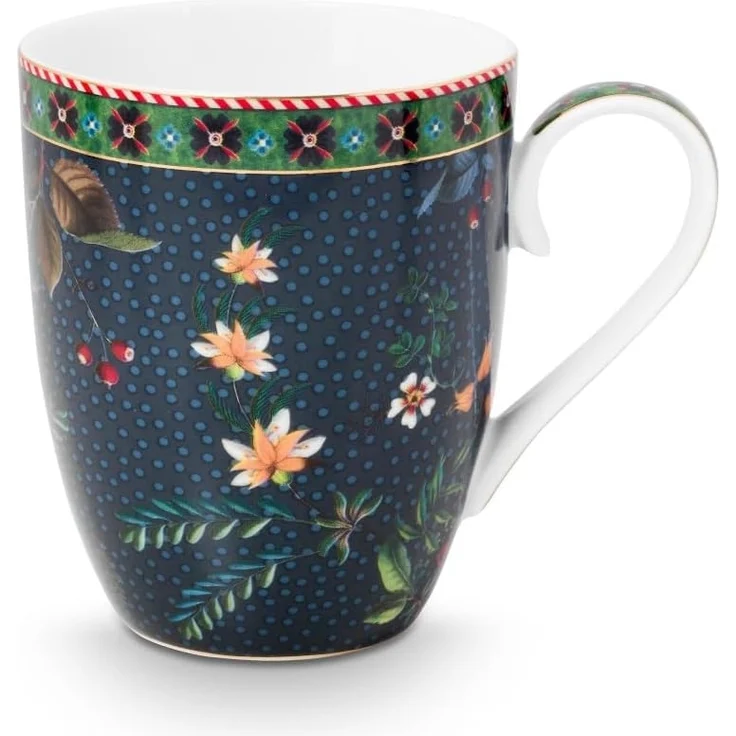 PiP Studio Tasse Henkelbecher Berry Blues Flower Blue (Groß) – Bild 1