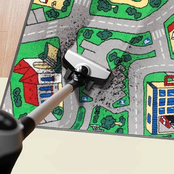 Primaflor Interaktiver Spielteppich CITY - 200x300 cm, Made in Europe Kinderteppich mit Straßenmotiv, Hochwertiger Straßen-Teppich für Kinder- und Spielzimmer, Spielmatte für Jungen und Mädchen – Bild 8