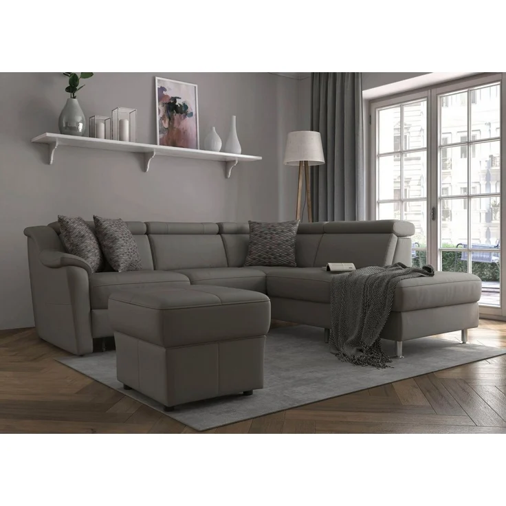 sit&more Ecksofa Freetown L-Form, inklusive Kopfteilverstellung und komfortablem Federkern – Bild 5