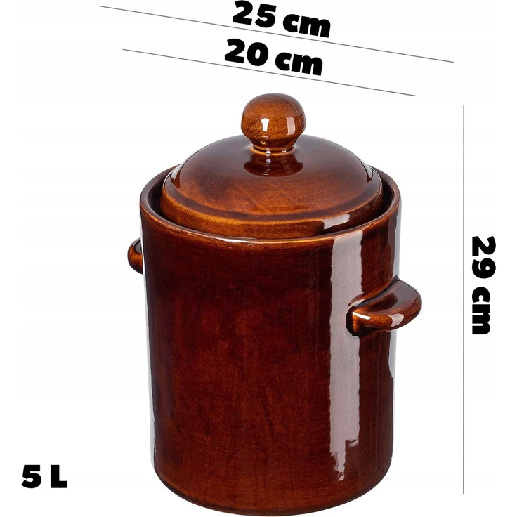 KADAX Fassbeiztopf mit Kragen 5L – Bild 3