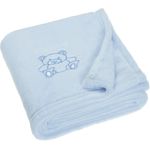 Playshoes Fleece-Decke Bär bleu Gr. 75x100 cm
