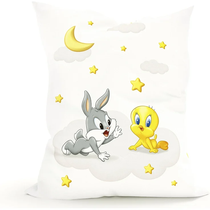 Green Bean® Kinder Sitzsack Looney Tunes 100x135cm mit 270 Liter hochwertiger EPS Perlen Füllung und waschbarem Motiv Wechsel-Bezug aus 100% Baumwoll – Bild 1