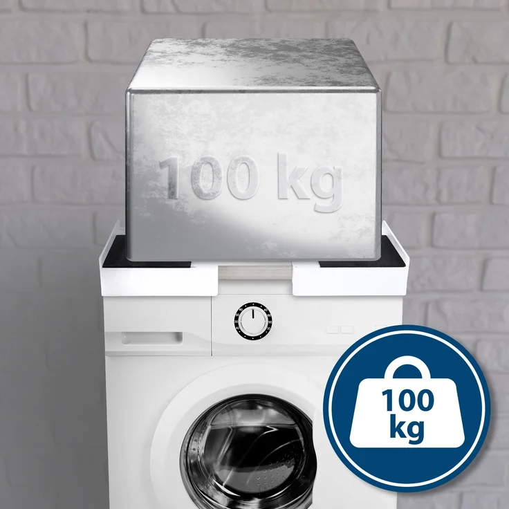 CLP Verbindungsrahmen für Waschmaschinen verstellbar,weiß – Bild 6