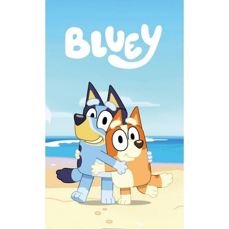 Bluey Handtücher Bluey Handtuch 30x50cm – Weiches Tuch für Kinder, 100% Baumwolle (1-St) – Bild 2