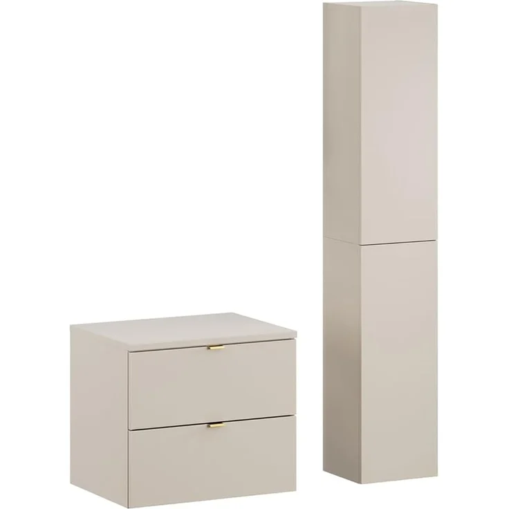 Lomadox Hängeschrank DURANGO-56 Badschrank Wandschrank, kaschmir, ca. 30/80/26,6cm – Bild 6