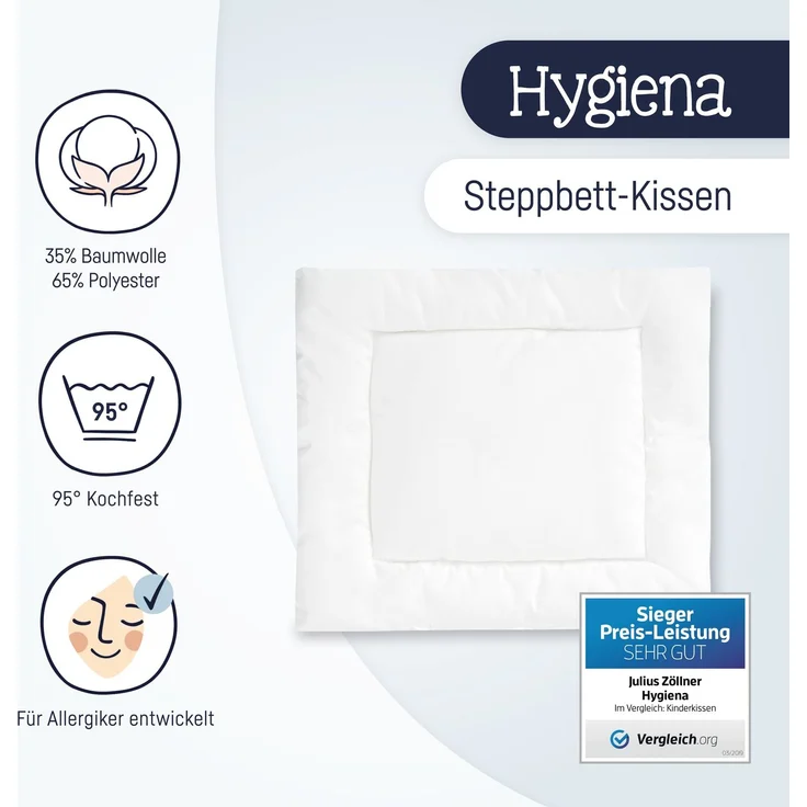 Julius Zöllner 'Hygienika' Kissen, 40/60 – Bild 6