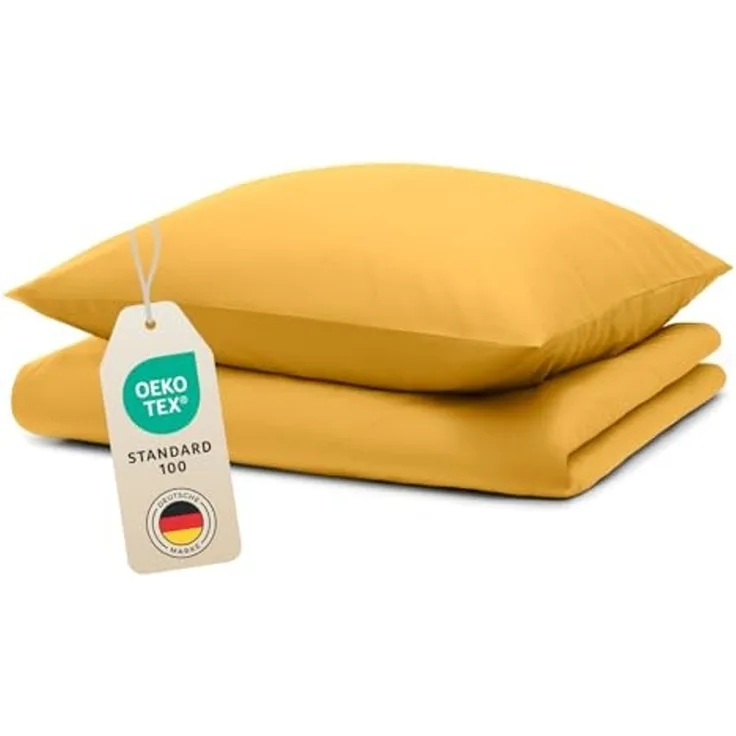 Blumtal Bettwäsche Oeko-TEX zertifizierte Mikrofaser Bettwäsche pflegeleicht & faltenfrei, Mikrofaser, Bettbezüge aus Atmungsaktivem Mikrofaser