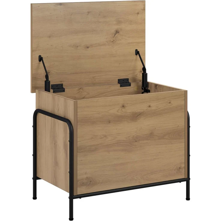 vidaXL Aufbewahrungsbox Artisan-Eiche 80 x 40 x 49,5 cm Holzwerkstoff 8013673 – Bild 3