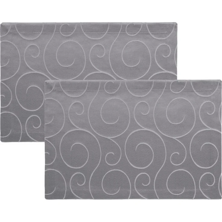 Erwin Müller Platzset Tischset 2er-Pack, Damast Uni – Bild 4