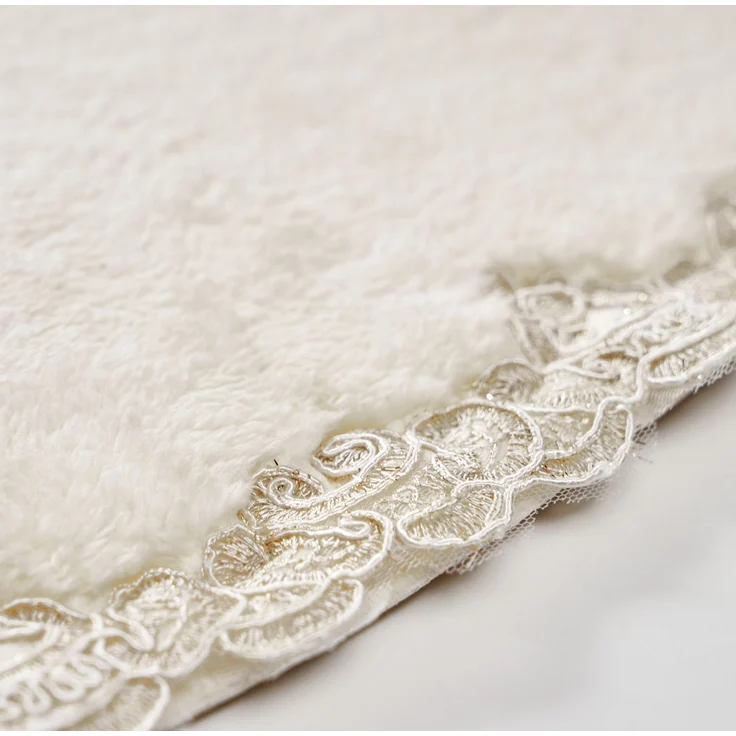 Mijolnir 'Selonya Oval - Cream' Badematten-Set (2-teilig), Creme – Bild 4