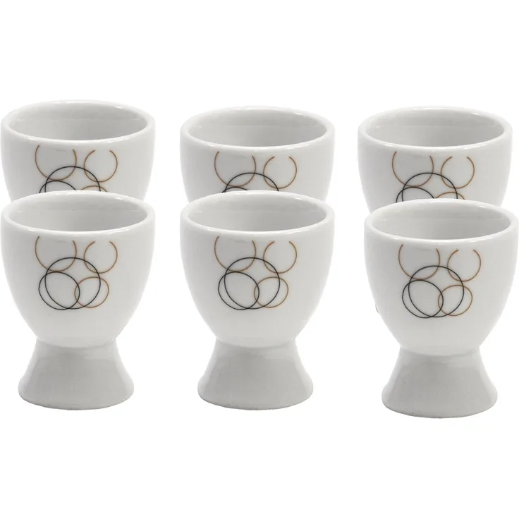 6er Set Eierbecher Look 4,8cm