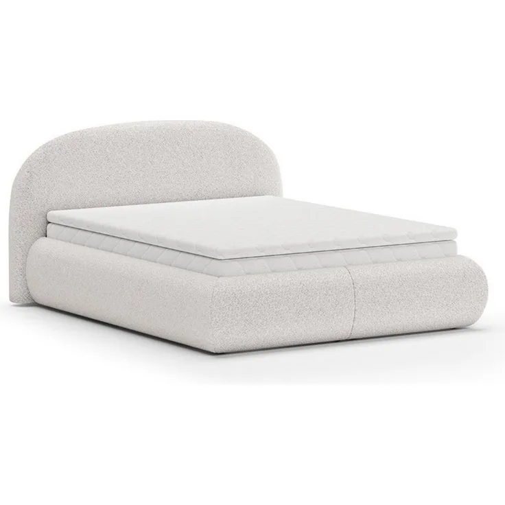 Beautysofa Polsterbett mit Bettkasten und Rahmen MOTTI, 140, 160 oder 180cm, mit oder ohne Matratze