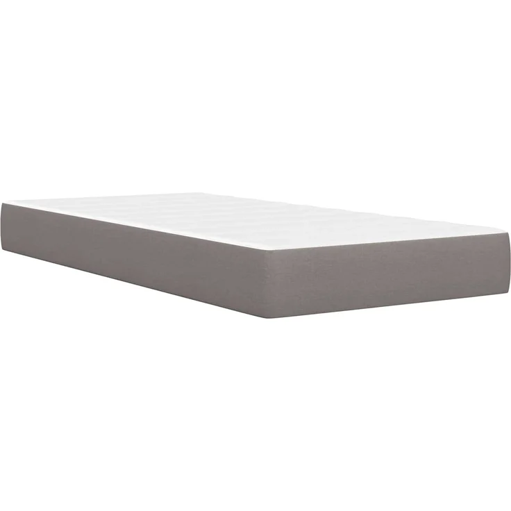 vidaXL Bettgestell mit Matratze mit Kopfteil Polyester 3414717 – Bild 5