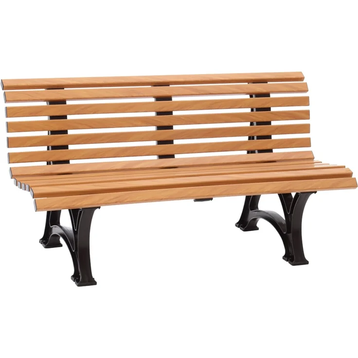Blome Gartenbank Helgoland braun 3-Sitzer – Bild 1