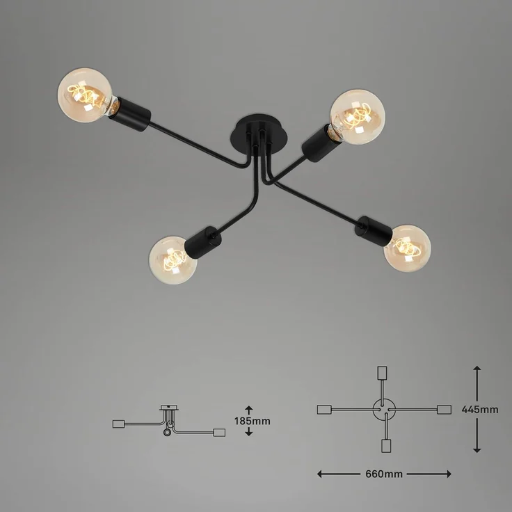 Briloner Leuchten LED Deckenleuchte KUGLO – Bild 6