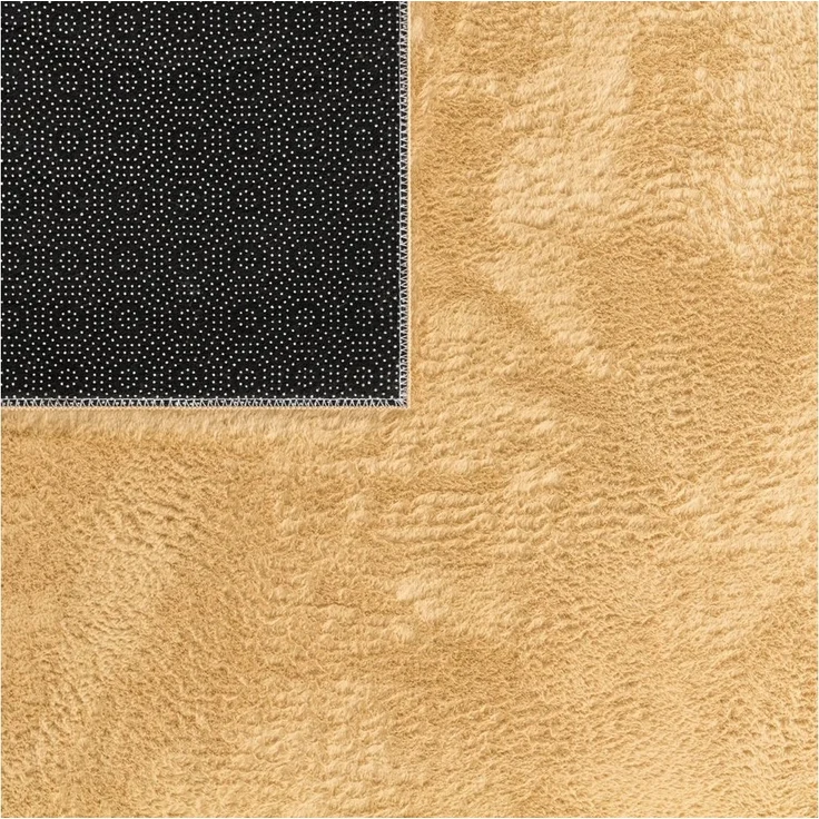TT Home Teppich, Rechteckig, Höhe: 14 mm, Wohnzimmer Hochflor Teppich Kunstfell Modern Unifarben Flauschig Weich – Bild 3