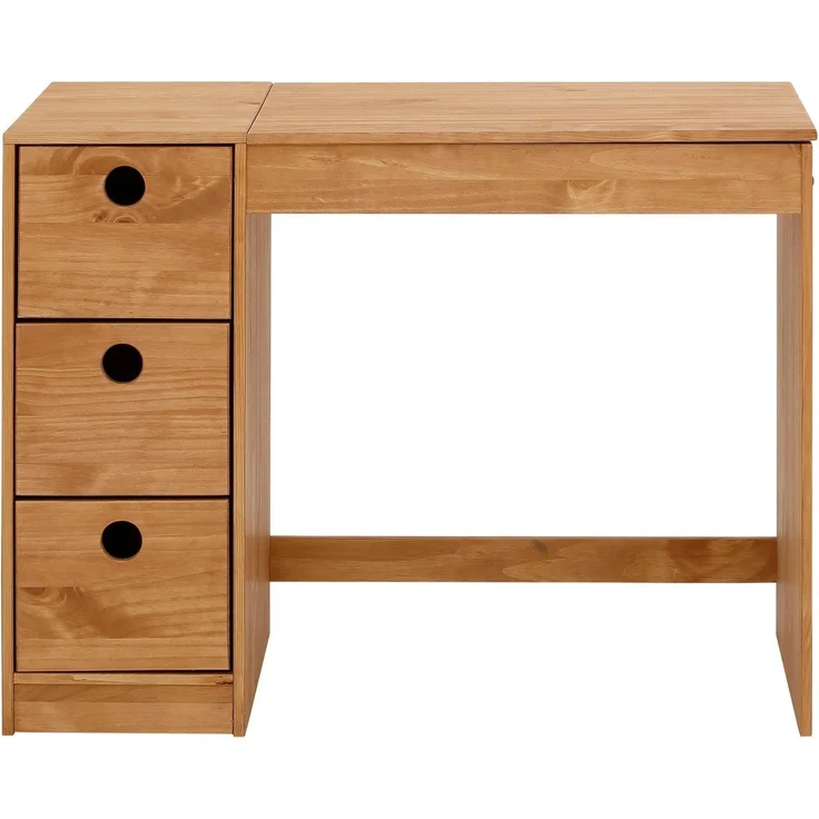 OTTO home Kinderschreibtisch Alpi, Kiefernholz, Wangengestell, mit 3 Schubkästen, Tischbreite 100 cm – Bild 3