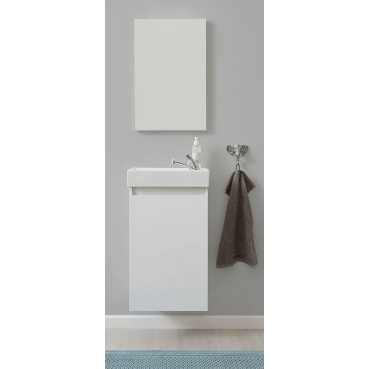 Badmöbel Set 3-teilig Champ weiß 40 cm – Bild 4