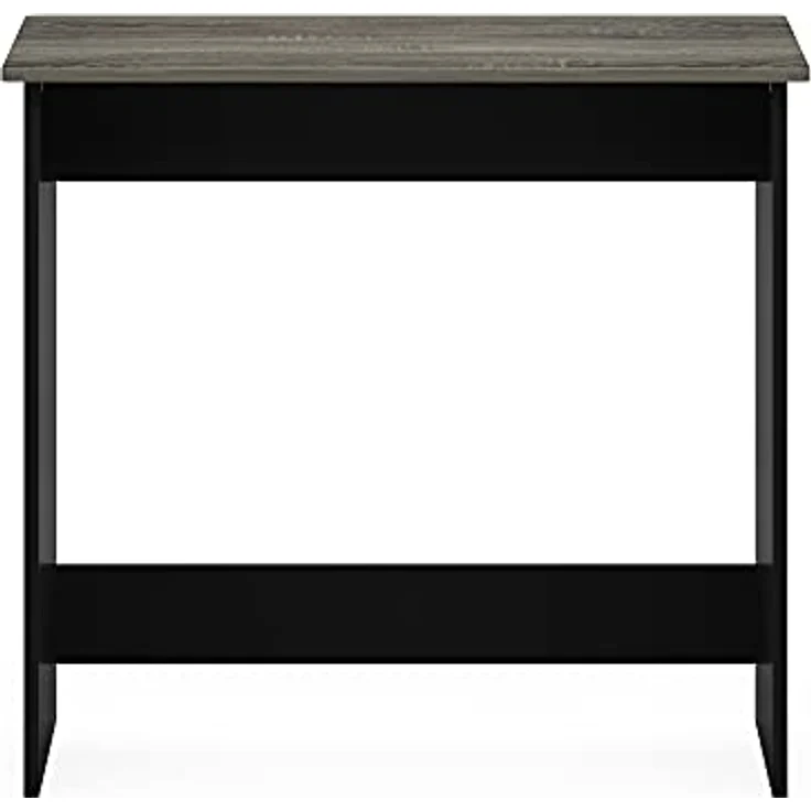Furinno Simplistic Computertisch/Schreibtisch, Holz, Französische Eiche Grau/Schwarz, 39. 37 x 80 x 75. 57 cm – Bild 7