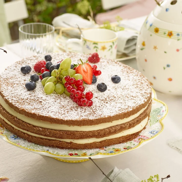 Villeroy & Boch Spring Awakening Tortenplatte auf Fuß – Bild 3