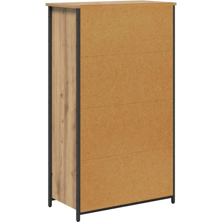 vidaXL Highboard Artisan-Eiche 62 x 32 x 106,5 cm Holzwerkstoff 882252 – Bild 4