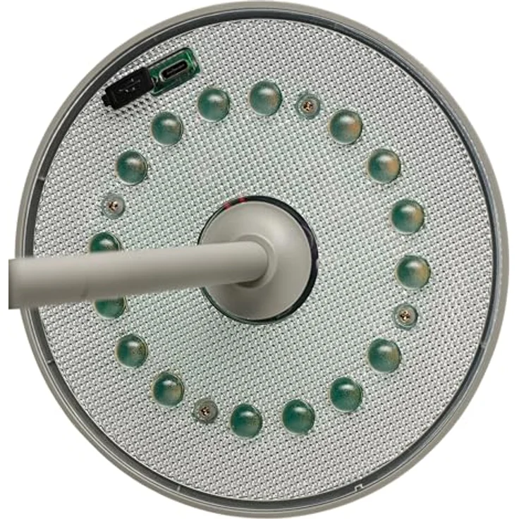 Idena Tango Touch, LED Tischlampe grau, wiederaufladbar, kabellos, höhenverstellbar, mit dreifachem Farbmodus und stufenlosem Dimmer – Bild 4