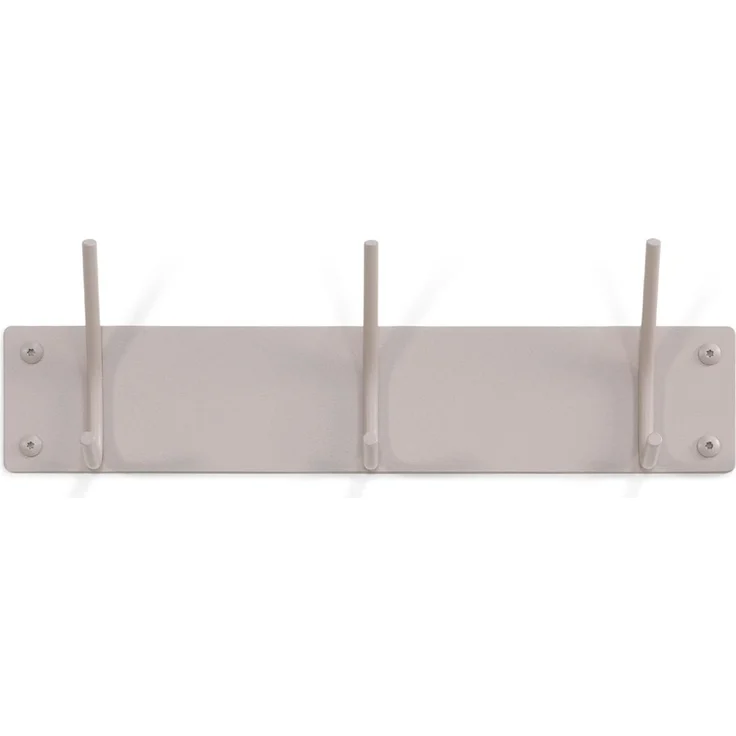 Spinder Design FUSION 3 Garderobe Stahl Skandinavisch Silky Taupe 40x6x12 cm – Bild 2