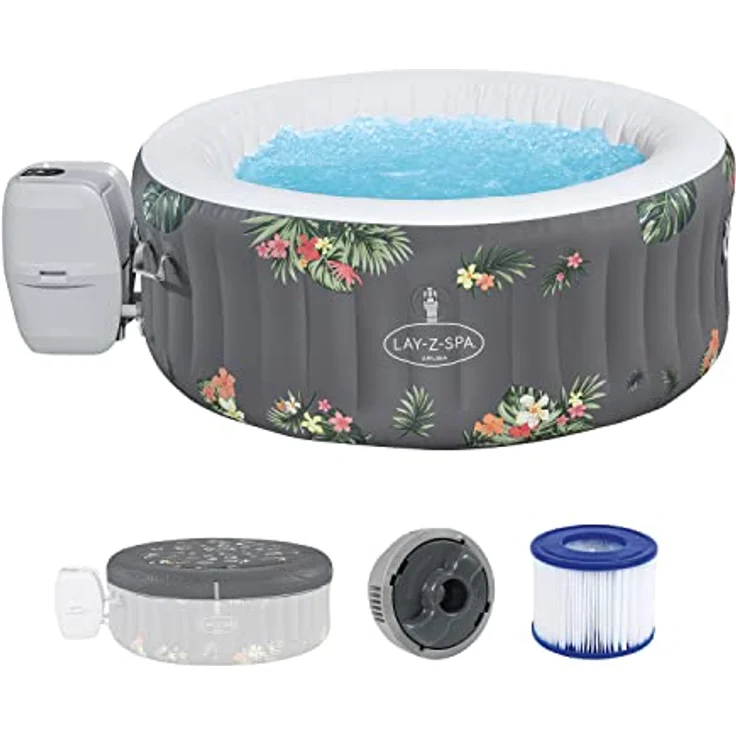 LAY-Z-SPA® Whirlpool 'Aruba AirJet™', Ø 170 x 66 cm, rund – Bild 2